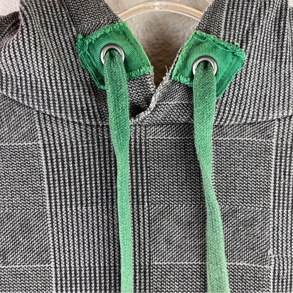 SMARTTHREADS Oversized Oregon Ducks Urban Hoodie. Black/white checked. Size S - Picture 6 of 9